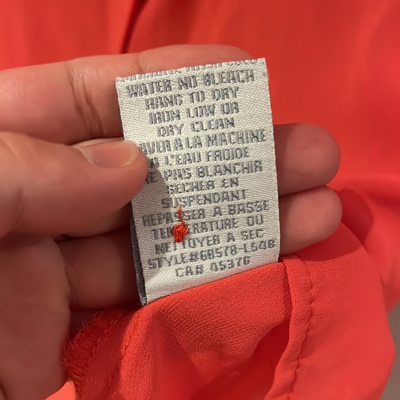 Light coral blouse SuzyShier - Picture 6 of 6